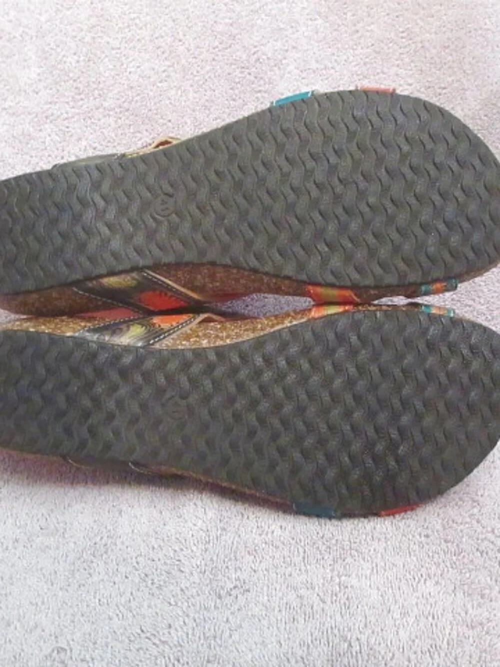 L'Artiste Spring Step Sandals 41 9.5 10 Floral Leather Wilma Comfort Slip On